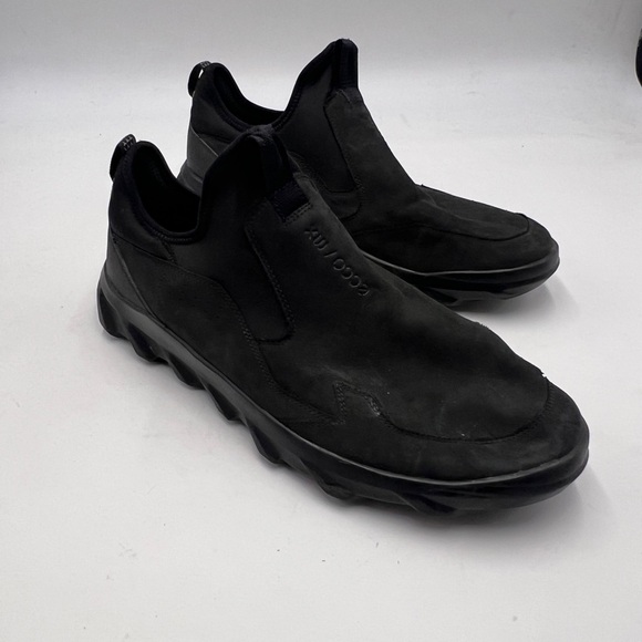 Ecco Men's Black Slip-On Loafers - Picture 1 of 9